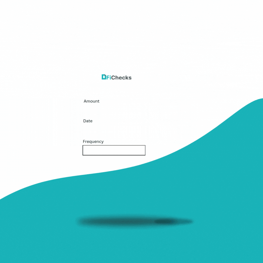 Man Using the FiChecks Mobile App on a Smartphone to Process a Digital Payment, Seated Comfortably in a Modern Living Room Setting