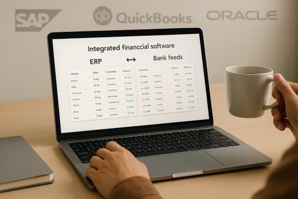 Integrate, Automate, and Move Forward Person Using FiChecks Platform to Manage Recurring Payments on a Laptop