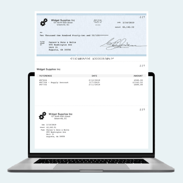 Streamlined Check Creation