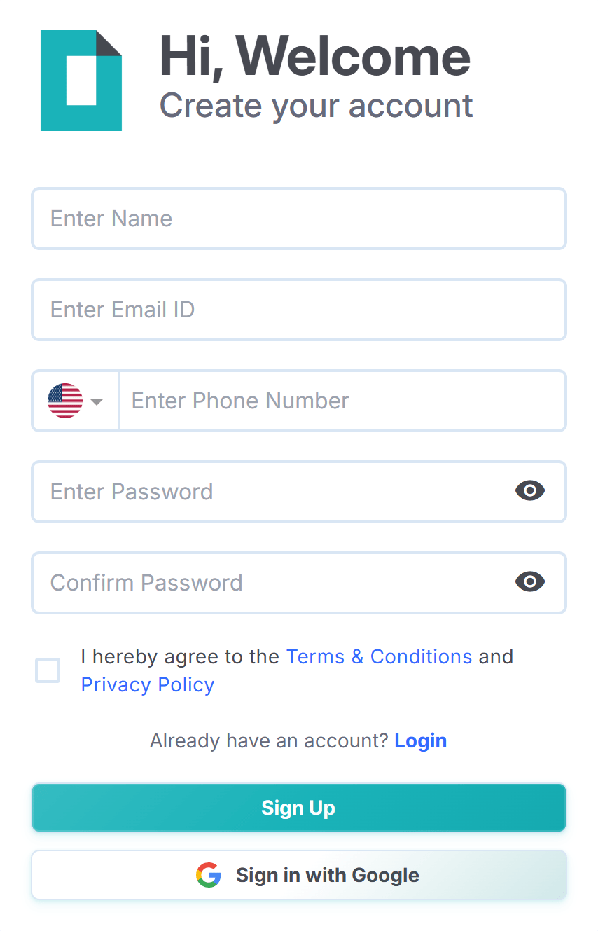 Create Your Account in Minutes