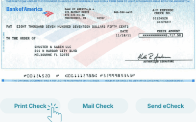 Bank Of America Checks