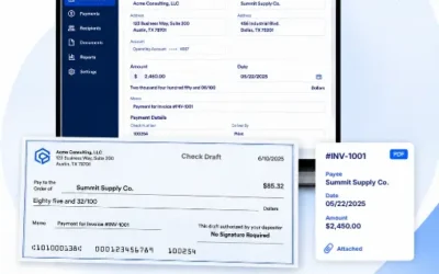 Create, Print & Send Check Draft Online