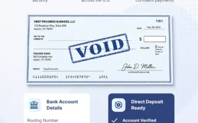 Eliminate Voided Check with Blank Stock